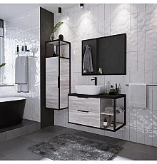 Комплект мебели шанико/черный 90 см Grossman Лофт 109002 + GR-3020 + 209001