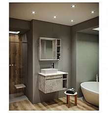 Комплект мебели бетон 80 см Grossman Фалькон 108005 + GR-3016 + 208003