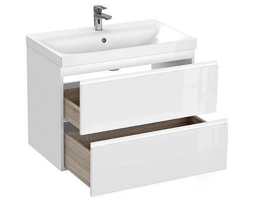 Заказать Тумба белый глянец 77,6 см Cersanit Moduo 64141 в магазине сантехники Santeh-Crystal.ru