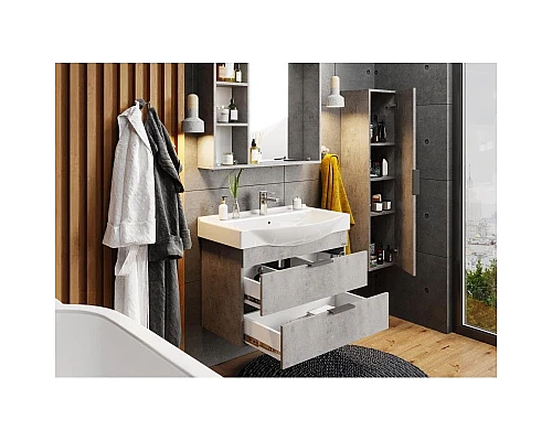 Заказать Тумба бетон чикаго 76,4 см Onika Девис 108048 в магазине сантехники Santeh-Crystal.ru