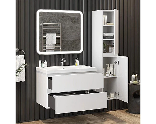 Купить Тумба белый глянец 78 см Onika Эвада 108058 в магазине сантехники Santeh-Crystal.ru