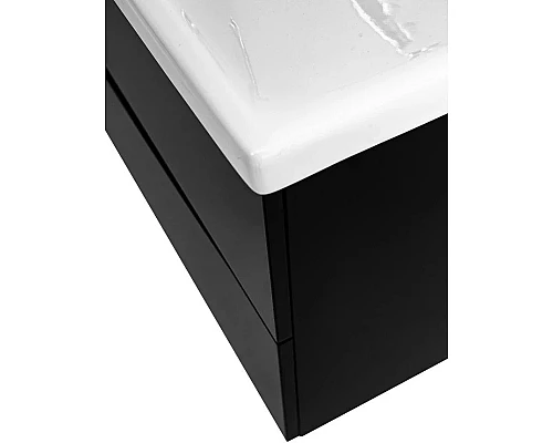 Заказать Тумба Nero Lucido 76,2 см BelBagno Marino MARINO-CER-800-2C-SO-NL-P в магазине сантехники Santeh-Crystal.ru