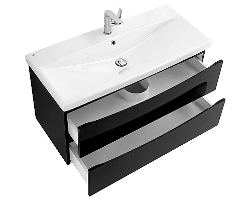 Заказать Тумба Nero Lucido 76,2 см BelBagno Marino MARINO-CER-800-2C-SO-NL-P в магазине сантехники Santeh-Crystal.ru