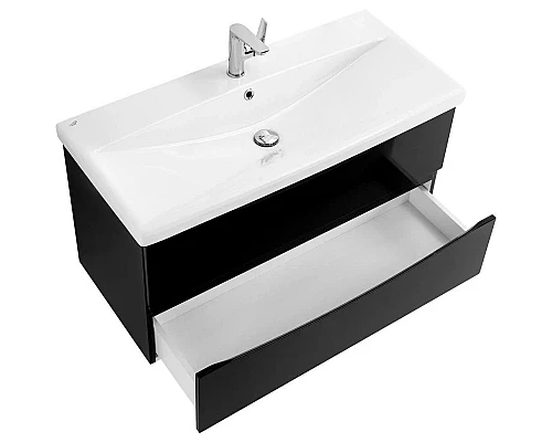 Заказать Тумба Nero Lucido 76,2 см BelBagno Marino MARINO-CER-800-2C-SO-NL-P в магазине сантехники Santeh-Crystal.ru