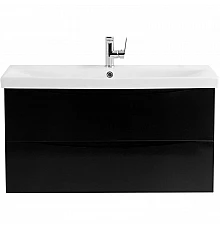 Тумба Nero Lucido 86,8 см BelBagno Marino MARINO-CER-900-2C-SO-NL-P