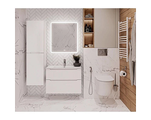 Купить Тумба Bianco Lucido 89,6 см BelBagno Etna ETNA-H60-900-2C-SO-BL-P в магазине сантехники Santeh-Crystal.ru