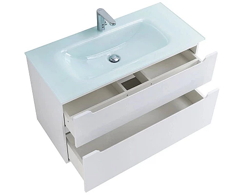 Купить Тумба Bianco Lucido 89,6 см BelBagno Etna ETNA-H60-900-2C-SO-BL-P в магазине сантехники Santeh-Crystal.ru