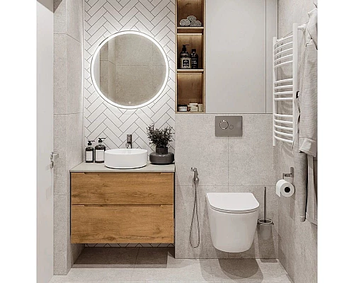 Купить Тумба Rovere Nature 89,6 см BelBagno Etna ETNA-H60-900-2C-SO-RN-P в магазине сантехники Santeh-Crystal.ru