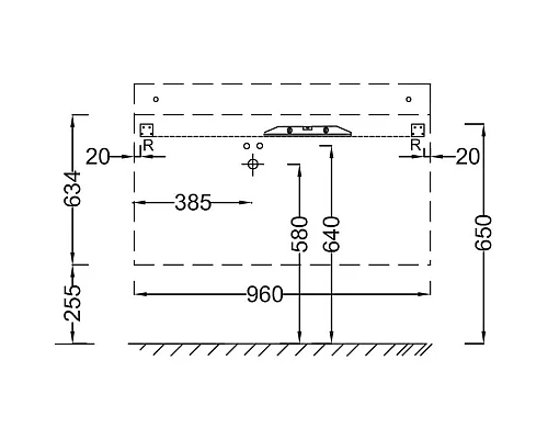 Приобрести Тумба черное дерево 96 см Jacob Delafon Soprano EB1331-E15 в магазине сантехники Santeh-Crystal.ru