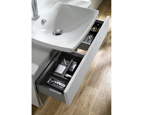 Приобрести Тумба белый глянец 98 см Jacob Delafon Escale EB760-G1C в магазине сантехники Santeh-Crystal.ru