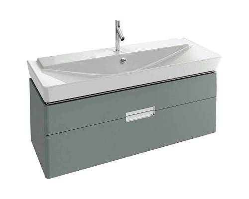 Купить Тумба оливковый блестящий 117,3 см 2 ящика Jacob Delafon Reve EB1137-G95 в магазине сантехники Santeh-Crystal.ru