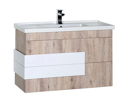 Заказать Тумба дуб кантри 95,5 см Aquanet Мадейра 00183072 в магазине сантехники Santeh-Crystal.ru