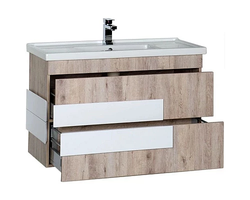 Заказать Тумба дуб кантри 95,5 см Aquanet Мадейра 00183072 в магазине сантехники Santeh-Crystal.ru