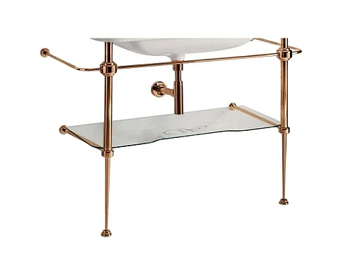 Приобрести Консоль для раковины бронза Kerasan Waldorf 9196K3br в магазине сантехники Santeh-Crystal.ru