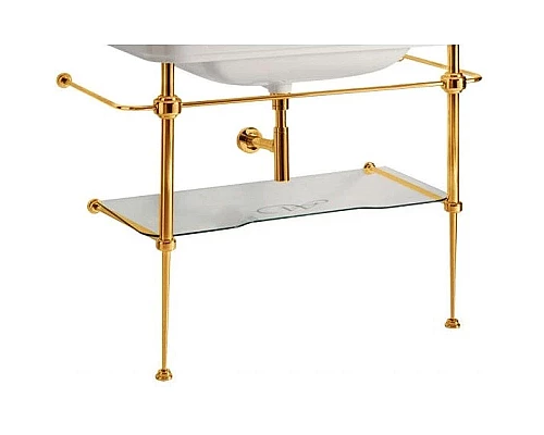 Купить Консоль для раковины золото Kerasan Waldorf 9196K2oro в магазине сантехники Santeh-Crystal.ru