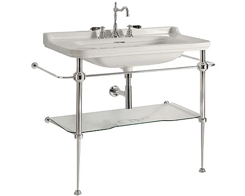 Купить Консоль для раковины хром Kerasan Waldorf 9196K1cr в магазине сантехники Santeh-Crystal.ru