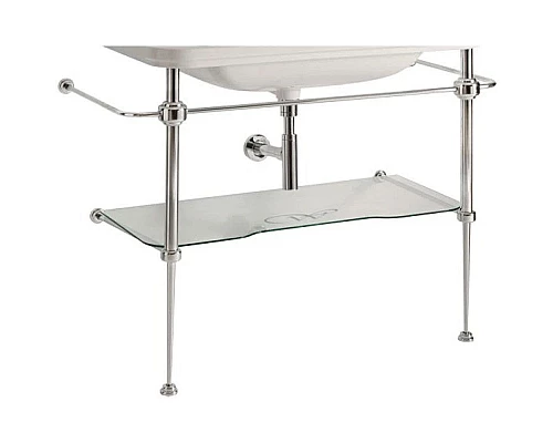 Купить Консоль для раковины хром Kerasan Waldorf 9196K1cr в магазине сантехники Santeh-Crystal.ru