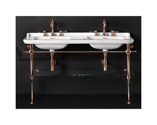 Приобрести Консоль для раковины бронза Kerasan Waldorf 9195K3br в магазине сантехники Santeh-Crystal.ru