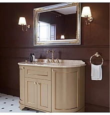 Тумба с раковиной pennellato 129 см Tiffany World York YOR4130PO+S53BIKOMPLEKT