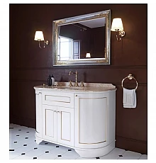 Тумба с раковиной белый 129 см Tiffany World York YOR4130-BO+S53bi