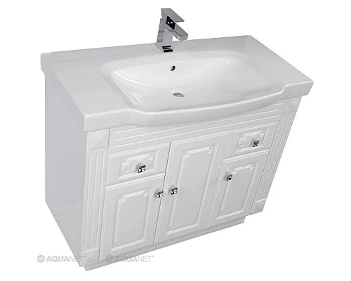 Купить Тумба белый 96 см Aquanet Фредерика 00169967 в магазине сантехники Santeh-Crystal.ru