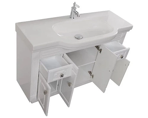 Заказать Тумба белый 122 см Aquanet Фредерика 00182009 в магазине сантехники Santeh-Crystal.ru