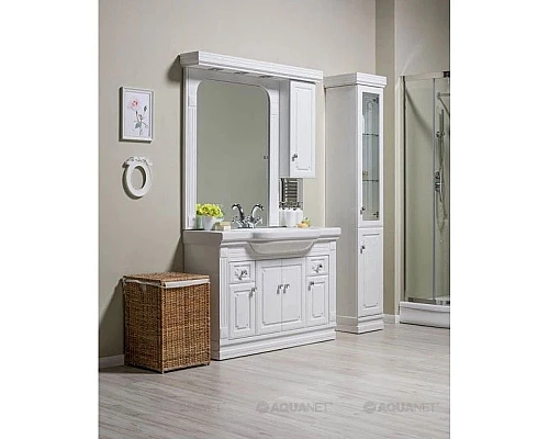 Заказать Тумба белый 122 см Aquanet Фредерика 00182009 в магазине сантехники Santeh-Crystal.ru