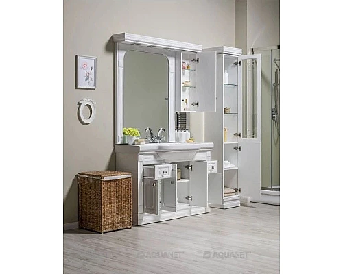 Заказать Тумба белый 122 см Aquanet Фредерика 00182009 в магазине сантехники Santeh-Crystal.ru