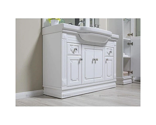 Заказать Тумба белый 122 см Aquanet Фредерика 00182009 в магазине сантехники Santeh-Crystal.ru