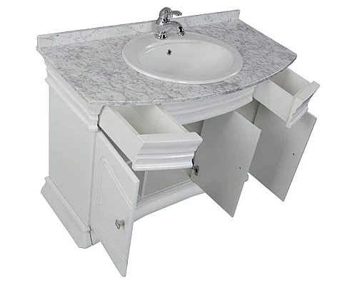 Заказать Тумба белый 110 см Aquanet Греция 00171545 в магазине сантехники Santeh-Crystal.ru