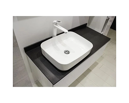 Заказать Тумба с раковиной белый глянец 120 см Comforty Милан 0000004023 в магазине сантехники Santeh-Crystal.ru