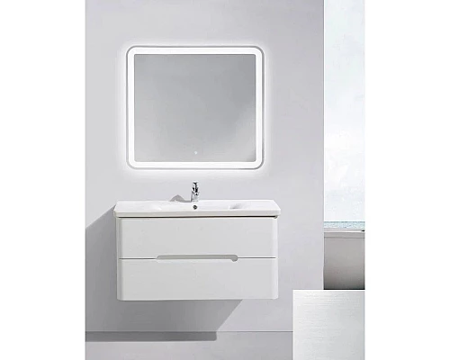 Купить Тумба с раковиной белый ясень 100,5 см BelBagno Soft SOFT-1000-2C-SO-BF + 13100-KL в магазине сантехники Santeh-Crystal.ru