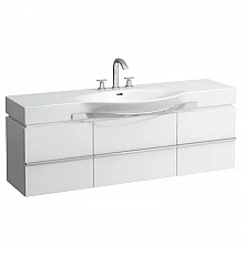 Тумба белый матовый 149,3 см 1 ящик, 2 дверцы Laufen Case 4.0135.1.075.463.1