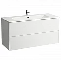 Тумба с раковиной белый глянец 120 см Laufen Base 8.6496.3.261.104.1 Тумба с раковиной белый глянец 120 см Laufen Base 8.6496.3.261.104.1