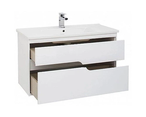 Заказать Тумба белый глянец 97 см Aquanet Модена 00198489 в магазине сантехники Santeh-Crystal.ru