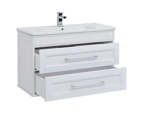 Купить Тумба белый ясень 99,6 см Aquanet Бостон 00206549 в магазине сантехники Santeh-Crystal.ru