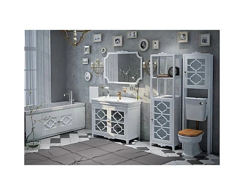 Купить Тумба белый матовый 97,5 см Corozo Манойр SD-00000357 в магазине сантехники Santeh-Crystal.ru