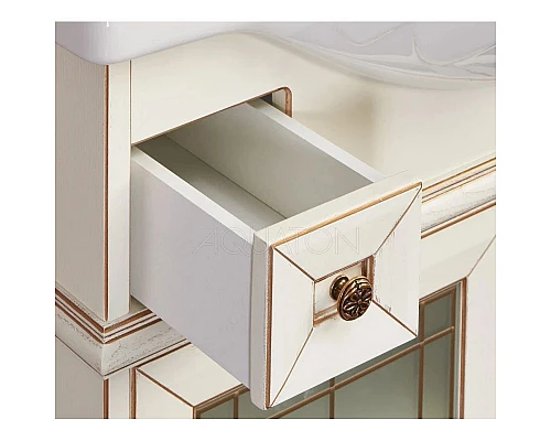 Купить Тумба Беатриче 105 слоновая кость патина Aquaton 1A187201BEM60 в магазине сантехники Santeh-Crystal.ru