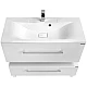 Приобрести Тумба с раковиной белый глянец 100 см Акватон Мадрид 1A1269K0MA010 в магазине сантехники Santeh-Crystal.ru