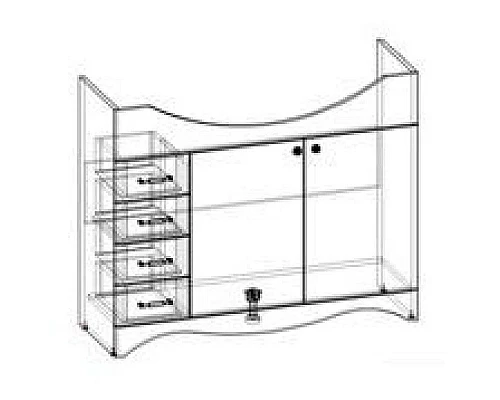 Купить Тумба с раковиной белый глянец 106 см Corozo Классика SETSD-00000315/SD-00000373 в магазине сантехники Santeh-Crystal.ru