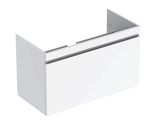 Приобрести Тумба белый глянец 98,8 см Geberit Renova Plan 869500000 в магазине сантехники Santeh-Crystal.ru