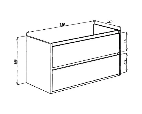 Купить Тумба с раковиной серебро 100,4 см Bellezza Лоренцо 4639117270363 + 4660018641235 в магазине сантехники Santeh-Crystal.ru