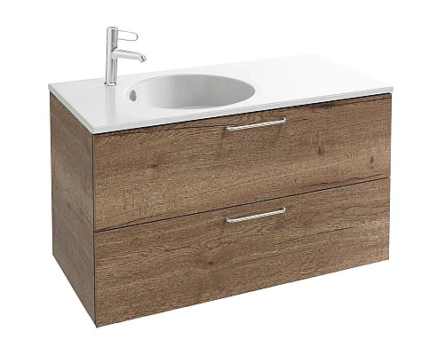 Купить Тумба дуб табак 100 см Jacob Delafon Odeon Rive Gauche EB2524-R5-E52 в магазине сантехники Santeh-Crystal.ru