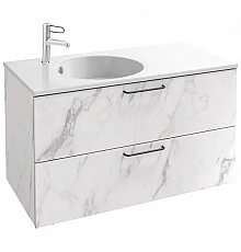 Тумба белый мрамор 100 см Jacob Delafon Odeon Rive Gauche EB2524-R9-NR4