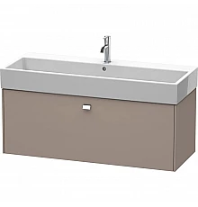 Тумба базальт матовый 118,4 см Duravit Brioso BR405701043