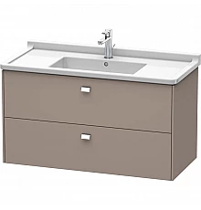 Тумба базальт матовый 102 см Duravit Brioso BR414301043