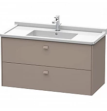 Тумба базальт матовый 102 см Duravit Brioso BR414304343