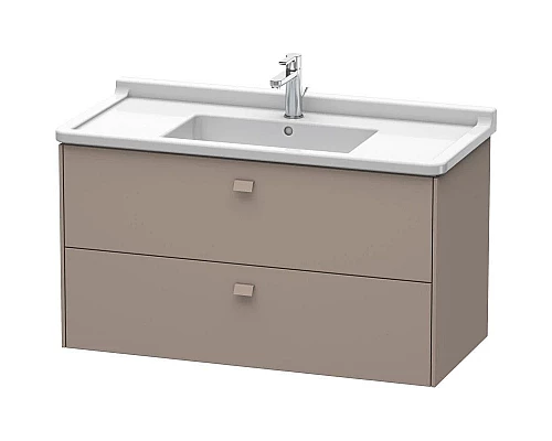 Купить Тумба базальт матовый 102 см Duravit Brioso BR414304343 в магазине сантехники Santeh-Crystal.ru