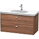 Купить Тумба орех 102 см Duravit Brioso BR414701079 в магазине сантехники Santeh-Crystal.ru