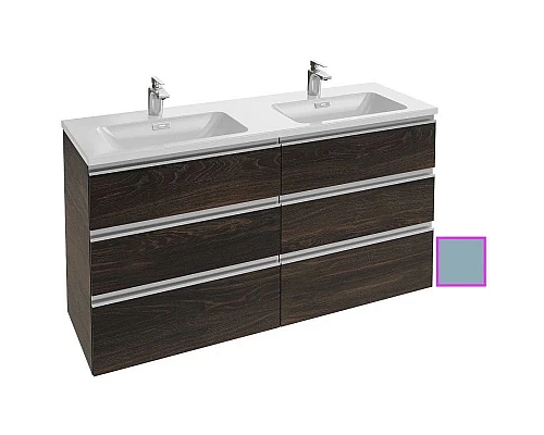 Приобрести Тумба аквамарин матовый 140 см Jacob Delafon Vox EB2040-RA-M43 в магазине сантехники Santeh-Crystal.ru